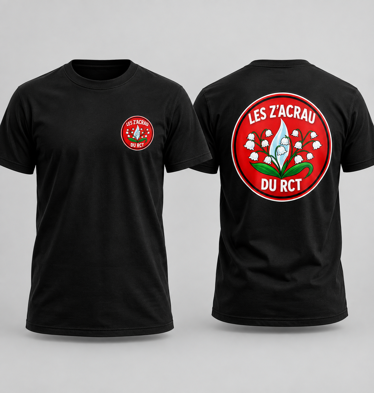 T-shirt Rouge et Noir